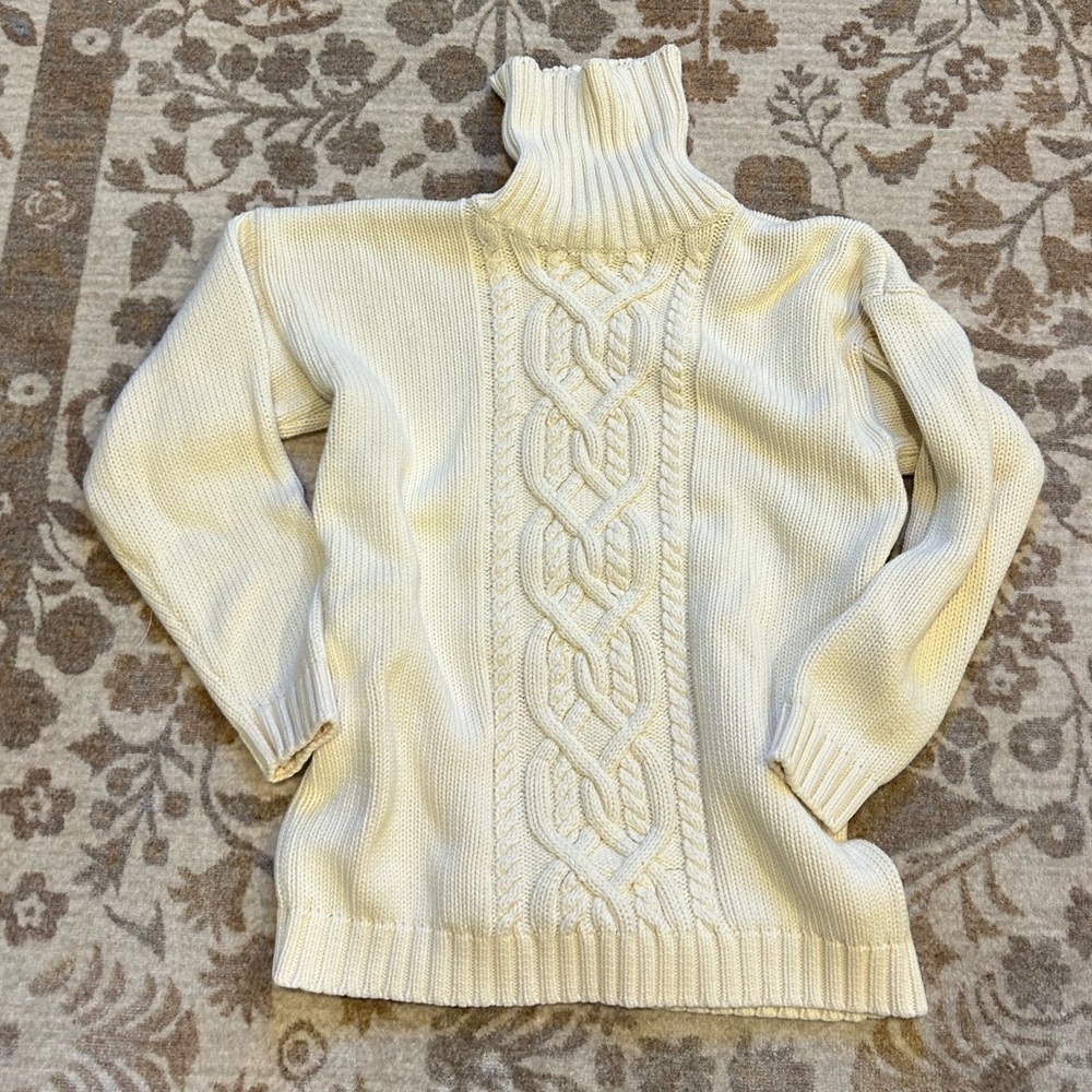 Vintage Gap Cable Knit Turtleneck Sweater